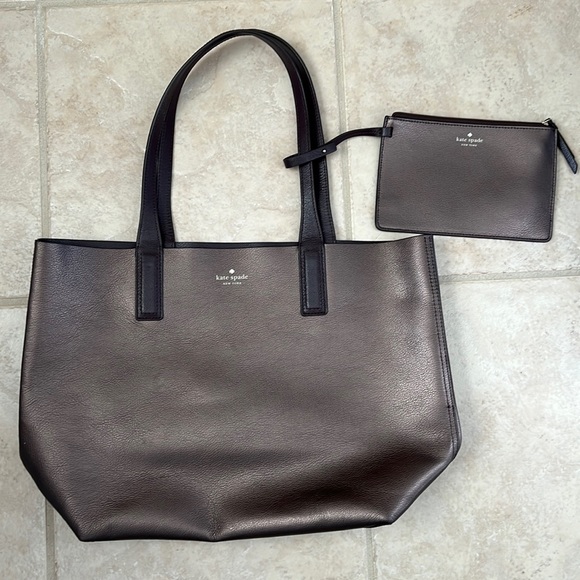 BRONZE KATE SOADE TOTE - Picture 1 of 4